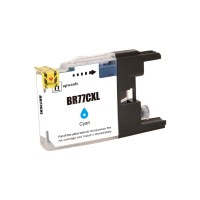 Brother LC77XLC Cyan Ink Cartridge 1,200 Pages- Compatible