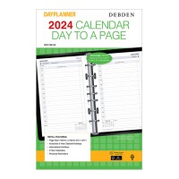 Debden Refill 2025 Day to Page 216mm x140mm 7-Ring Due End October