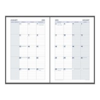 Debden Desk Dayplanner Refill 2025 Month to a Page