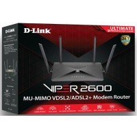 D-Link VIPER 2600 Dual-Band MU-MIMO Gigabit VDSL2 / ADSL2+ Modem Router