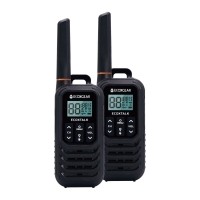 2-Pack EXG100 UHF CB Handheld Radios - Black