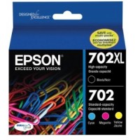 Epson 702XL / 702 Ink Cartridge 4 Pack - Genuine