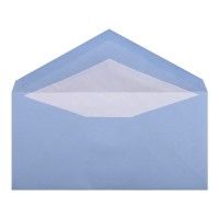 G Lalo Verge de France Envelope DLE Blue, Pack of 25