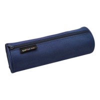 Supply Co Pencil Case Tube Navy Blue 21x8cm