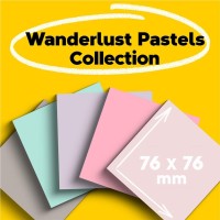 Pack of 5  Post-it 100 Rec Super Sticky Notes 654R-5SSNRP 76x76mm Wanderlust