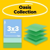 Pack of 6 Post-it 100 Rec Super Sticky Pop Up Notes R330R-6SST 76mm x 76mm Oasis