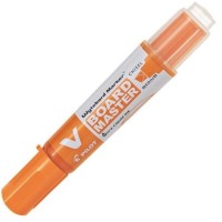 10-Pack Pilot BeGreen V Board Whiteboard Marker Chisel Orange