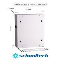 Phone Locker 40 SchoolTech 587mm x 492mm x 210mm